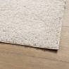 Tapis shaggy PAMPLONA poils longs moderne crème 80x200 cm 
