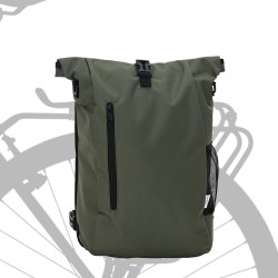 Sac à vélo pour support de sacoche 20 L vert olive 31x13x58 cm 