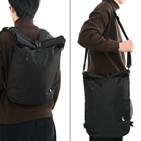 Sac à vélo pour porte-bagages 20 L Noir 31x13x58 cm 