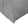 Coussins de canapé lot de 4 gris 50x50 cm tissu 