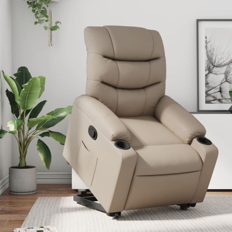 Fauteuil inclinable Cappuccino Similicuir 