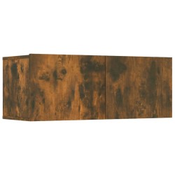 Ensemble de meubles TV 8 pcs Chêne fumé Bois d'ingénierie 