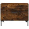 Table basse Chêne fumé 50x50x40 cm Bois d'ingénierie 