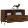 Meuble TV Chêne marron 80x36x50 cm Bois d'ingénierie 