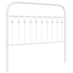 Tête de lit métal blanc 100 cm 