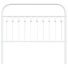 Tête de lit métal blanc 100 cm 