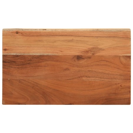 Dessus de table 40x20x2,5 cm rectangulaire bois massif d'acacia 