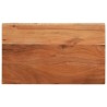 Dessus de table 40x20x2,5 cm rectangulaire bois massif d'acacia 