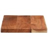 Dessus de table 40x20x2,5 cm rectangulaire bois massif d'acacia 