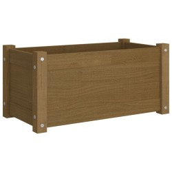 Jardinière d'extérieur Marron miel 60x31x31 cm Bois de pin 