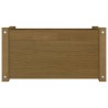Jardinière d'extérieur Marron miel 60x31x31 cm Bois de pin 