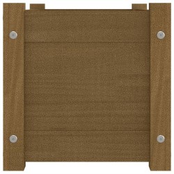 Jardinière d'extérieur Marron miel 60x31x31 cm Bois de pin 