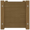 Jardinière d'extérieur Marron miel 60x31x31 cm Bois de pin 