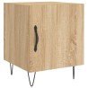 Table de chevet chêne sonoma 40x40x50 cm bois d’ingénierie 