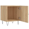 Table de chevet chêne sonoma 40x40x50 cm bois d’ingénierie 