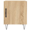 Table de chevet chêne sonoma 40x40x50 cm bois d’ingénierie 