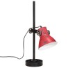 Lampe de bureau 25 W rouge délavé 15x15x55 cm E27 