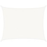 Voile d'ombrage 160 g/m² Blanc 6x7 m PEHD 