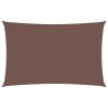 Voile de parasol tissu oxford rectangulaire 2x4,5 m marron 