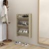 Armoire à chaussures murale Chêne Sonoma 60x18x90 cm Aggloméré 