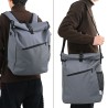 Sac de vélo pour porte-bagages 25 L Gris 33x16x48 cm 