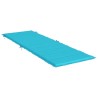 Coussin de chaise longue turquoise tissu oxford 