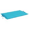 Coussin de chaise longue turquoise tissu oxford 