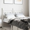 Tête de lit métal blanc 120 cm 