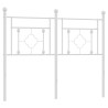 Tête de lit métal blanc 120 cm 