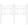 Tête de lit métal blanc 120 cm 