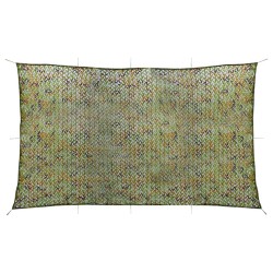 Filet de camouflage avec sac de rangement 2x6 m Vert 