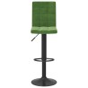 Tabouret de bar Vert foncé Velours 
