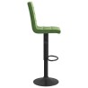 Tabouret de bar Vert foncé Velours 