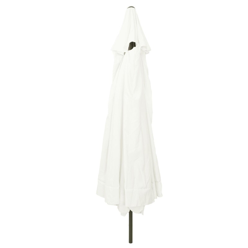 Parasol de jardinø395x245 cm Blanc sable 