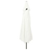 Parasol de jardinø395x245 cm Blanc sable 