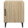 Tables de chevet 2 pcs Chêne Sonoma Bois d'ingénierie 