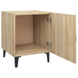 Tables de chevet 2 pcs Chêne Sonoma Bois d'ingénierie 