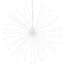 Étoile rayonnante de Noël 140 LED 4 pcs multicolore 17 cm 