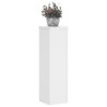 Supports pour plantes 2 pcs blanc 17x17x60 cm bois d'ingénierie 