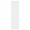 Supports pour plantes 2 pcs blanc 17x17x60 cm bois d'ingénierie 