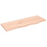 Comptoir de salle de bain 80x30x2 cm bois massif non traité 