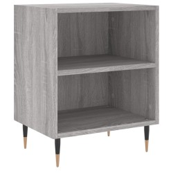 Tables de chevet 2 pcs sonoma gris 40x30x50cm bois d'ingénierie 