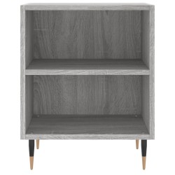 Tables de chevet 2 pcs sonoma gris 40x30x50cm bois d'ingénierie 