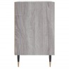 Tables de chevet 2 pcs sonoma gris 40x30x50cm bois d'ingénierie 