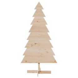 Arbre de Noël en bois pour décoration 150 cm bois massif de pin 