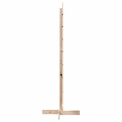 Arbre de Noël en bois pour décoration 150 cm bois massif de pin 