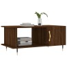 Table basse chêne marron 90x50x40 cm bois d'ingénierie 