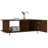 Table basse chêne marron 90x50x40 cm bois d'ingénierie 