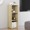 Meuble TV chêne sonoma 107x35x37 cm bois d’ingénierie 