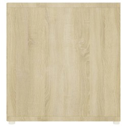 Meuble TV chêne sonoma 107x35x37 cm bois d’ingénierie 